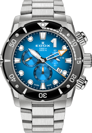 Часы Edox CO-1 Chronograph 10242 TINM BUIDN - купить в Киеве