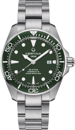 Годинник Certina DS Action Diver 43mm Powermatic 80 C032.607.11.091.00