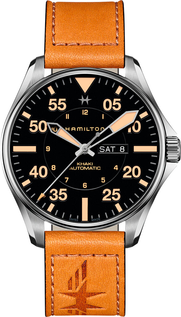 

Часы Hamilton Khaki Aviation Pilot Day Date Auto H64725531, H64725531